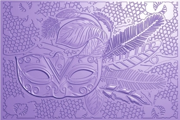 Preview: Crafter's Companion Masquerade Ball 3D Embossing Folder Masquerade Mask