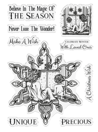 Preview: Crafter's Companion In The Frame Snowflake Stories Stamp Wonderland