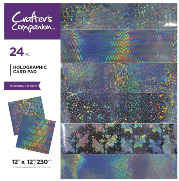 Crafter's Companion Holographic 12 x 12 Inch Paper Pad