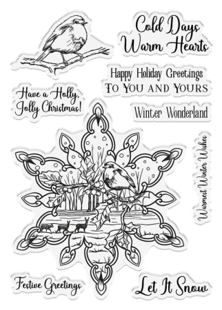 Preview: Crafter's Companion In The Frame Snowflake Stories Stamp Nature's Winter