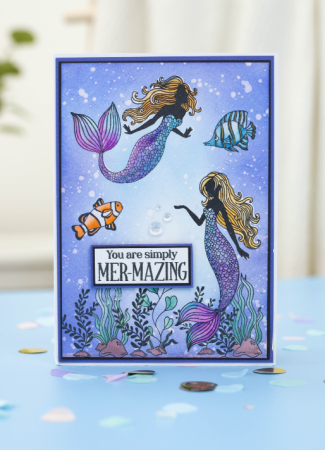 Preview: Crafter's Companion Enchanted Ocean Clear Stamp Ocean Dreams