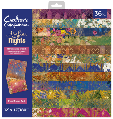 Crafter's Companion Arabian Nights 12 x 12 Inch Paper Pad