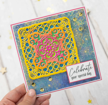 Preview: Crafter's Companion Arabian Nights Metal Dies Ornamented Tile