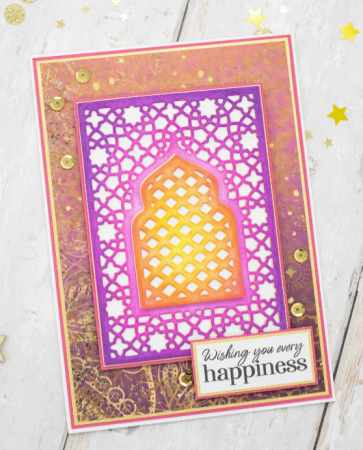 Preview: Crafter's Companion Arabian Nights Metal Dies Decorated Window