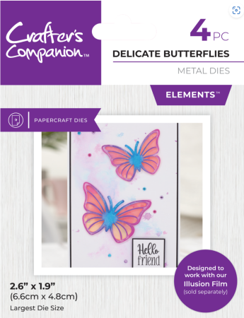 Crafter's Companion Metal Dies Fantasy Film Elements Delicate