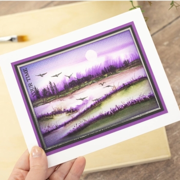 Preview: Crafter's Companion Clear Stamps Transparente Stempel Draw the Line Relax and Renew