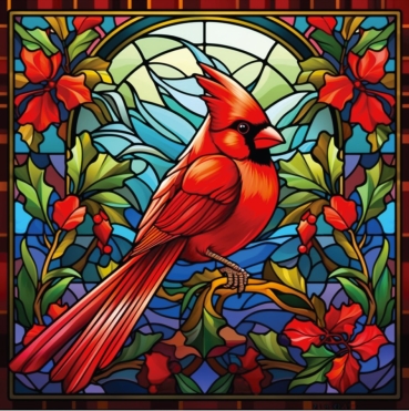 Preview: Crafter's Companion Printed Acetate Effect Squares Stained Glass Windows