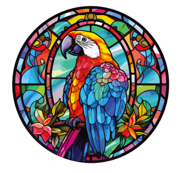 Crafter's Companion Printed Acetate Effect Circles Stained Glass Windows