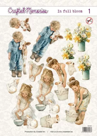 Creatief Art 3D Sheet Art in Full Bloom 1 Crafted Memories