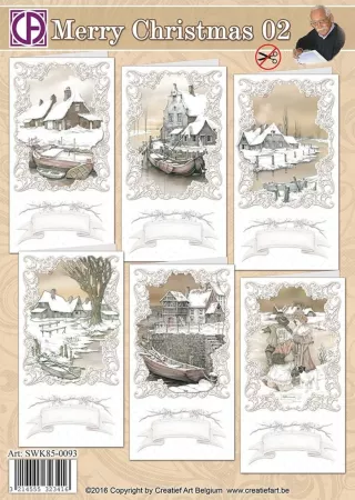 Creatief Art Card Kit Merry Christmas 02