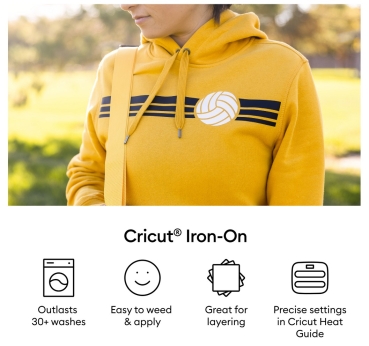 Preview: Cricut Everyday Iron-On 12 x 24 Inch / 30,5 cm x 61 cm Gold