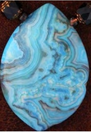 Preview: DMC Aida Stoffzuschnitt bedruckt 14 ct 381 x 457 mm Blue Agate