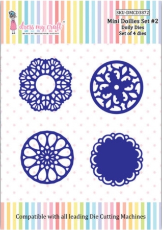 Dress My Craft Cutting Die Dolly Mini Dollies Set 2