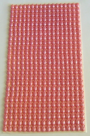 Wachs Platte mit Dekor Borten rosa