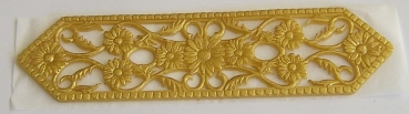 Wachs Dekor Borte ca. 5 x 20 cm gold