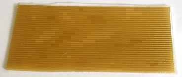 Wachs Platte mit Dekor Borten gold