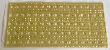 Wachs Platte mit Dekor Borten gold