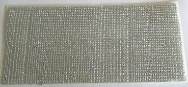 Wachs Dekor Platte silber