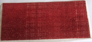 Wachs Dekor Platte rot