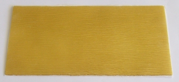 Wachs Dekor Platte gold
