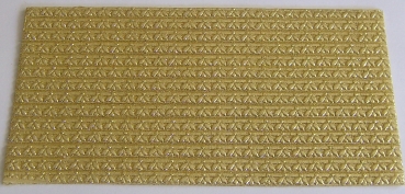 Wachs Dekor Platte gold