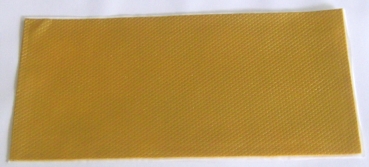 Wachs Dekor Platte gold