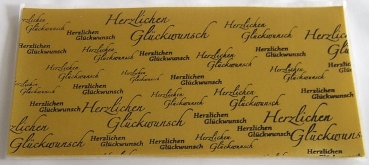 Wachs Dekor Platte