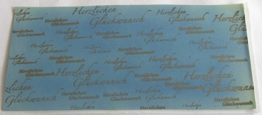 Wachs Dekor Platte