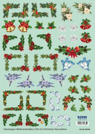 Reddy Cards Stanzbogen Weihnachtsdeko