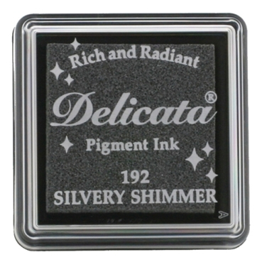 Stempelkissen Delicata 2,5 x 2,5 cm Silvery Shimmer