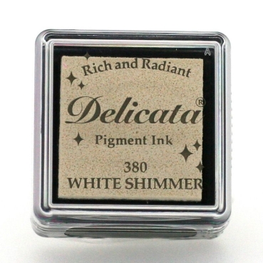 Stempelkissen Delicata 2,5 x 2,5 cm White Shimmer