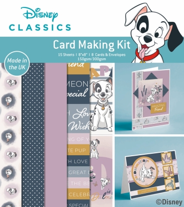 Creative Expressions 101 Dalmatians 8 x 8 Inch Box Card Making Kit