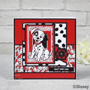 Creative Expressions 101 Dalmatians 8 x 8 Inch Card Making Kit