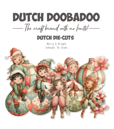 Dutch Doobadoo Collage Die-Cuts DDBD Merry and Bright