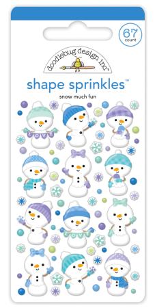 Doodlebug Design Snow Much Fun Shape Sprinkles