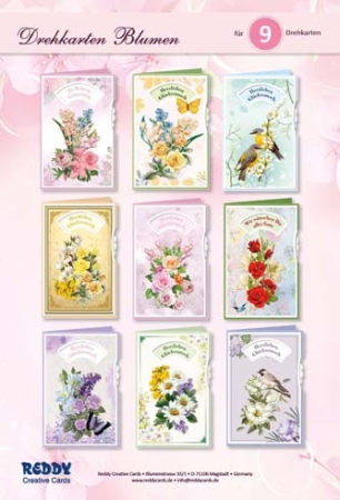 Reddy Cards Drehkarten Blumen