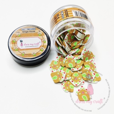 Preview: Dress My Craft Shaker Slices Ginger House 8 Gramm