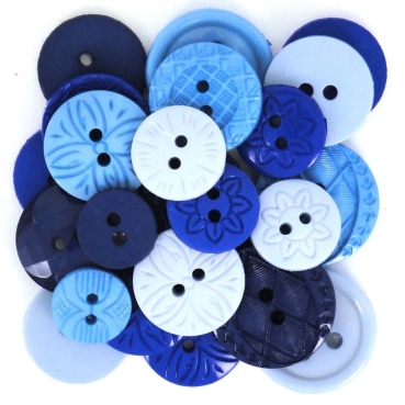 Dress It Up Knöpfe Color Me Blau