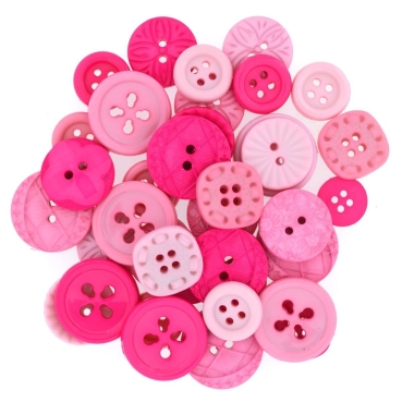 Dress It Up Knöpfe Color Me Rosa und Pink
