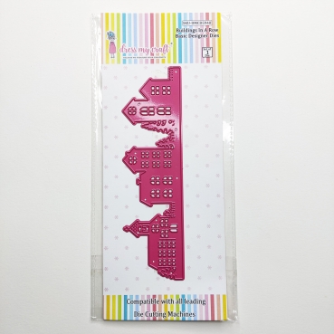 Dress My Craft Cutting Die Basic Designer Buildings in a Row