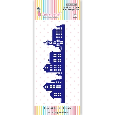 Preview: Dress My Craft Cutting Die Basic Designer Buildings in a Row