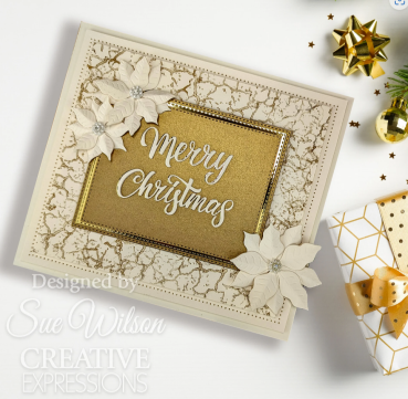 Preview: Creative Expressions Sue Wilson Craft Die Festive Stylish Poinsetta