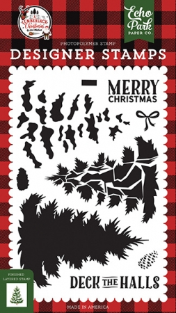 Echo Park Layered Pine Tree Clear Stamps