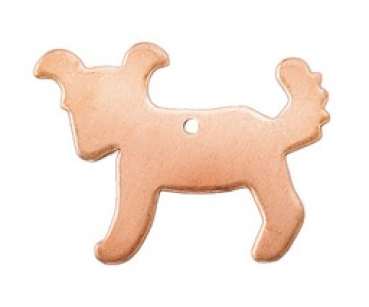 Hänger Hund 25 x 32 mm