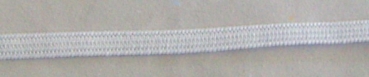 Elastikband 5 mm breit pro Meter weiss
