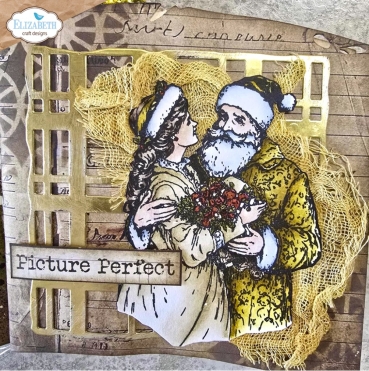 Preview: Elizabeth Craft Designs Golden Season Stamps Santa