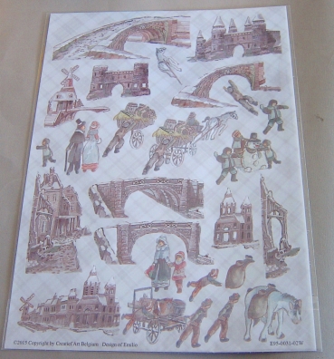 Preview: Reddy Cards Stanzbogenset weihnachtlich Emilio