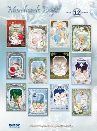 Reddy Cards Moreheads Engelkarten, Set für 12 Karten