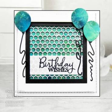 Preview: Creative Expressions Sue Wilson Craft Die Background Collection Hexagon