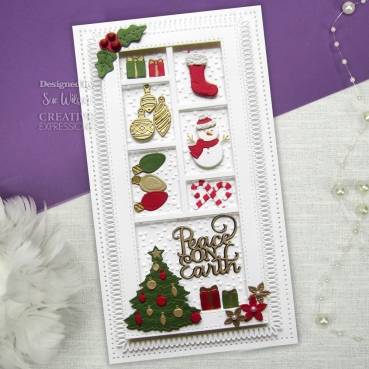 Preview: Creative Expressions Sue Wilson Craft Die Festive Christmas Embellishments